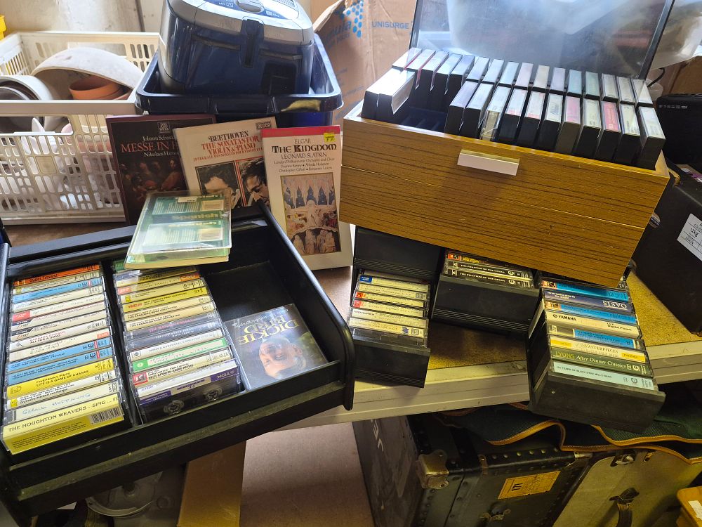Lot 209 – A Collection of Audio Cassettes and Media Including Decca Beethoven and RCA Elgar