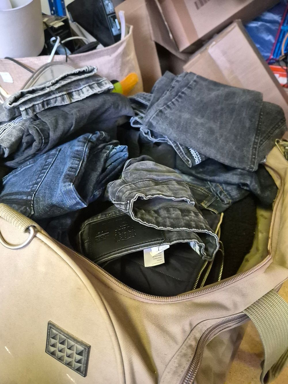 Lot 235 – Large Bag of Denim Jeans and Trousers Including Crosshatch