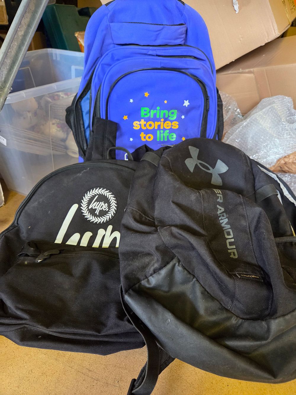 Lot 303 – A Selection of Backpacks Including Under Armour and Hype