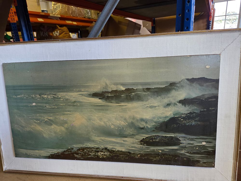 Lot 310 – Peter Ellenshaw Framed Seascape 67