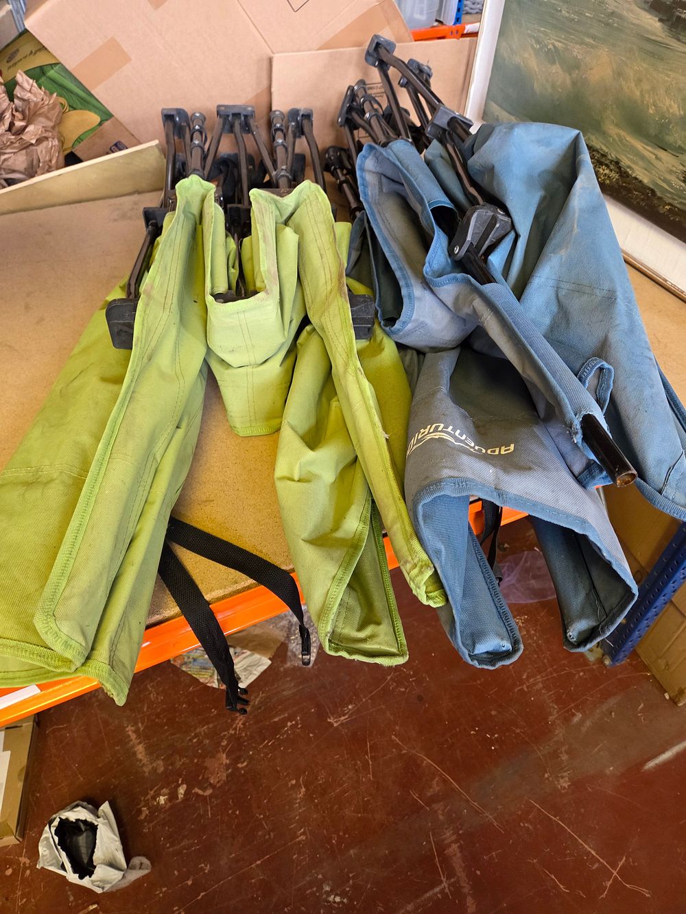 Lot 312 – A Selection of Folding Camping Chairs Including Adventure