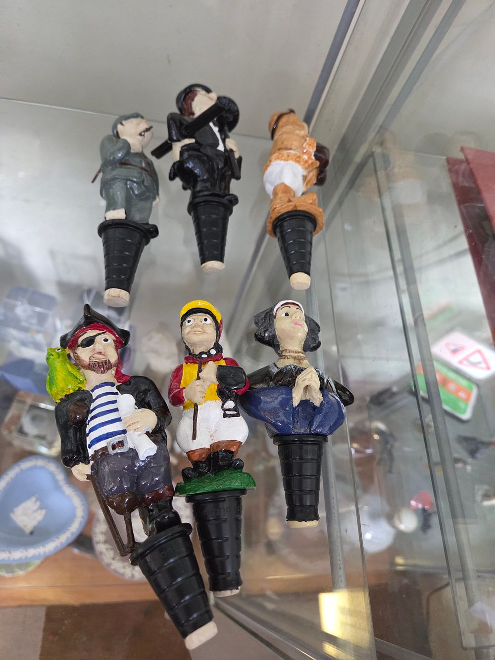 Lot 618 – A Collection of Novelty Figurative Ceramic Bottle Stoppers