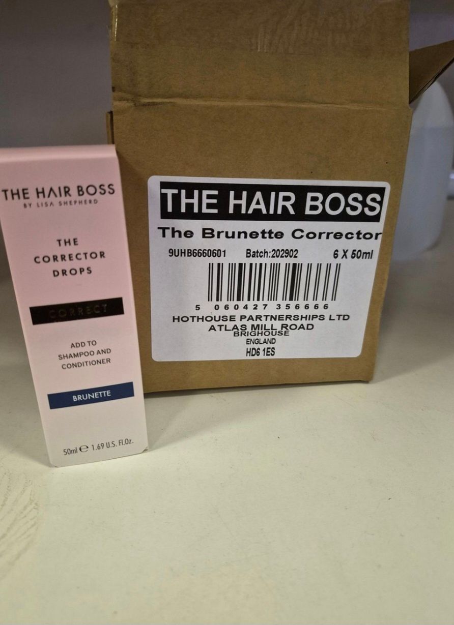 Lot 338 – Six The Hair Boss by Lisa Shepherd The Brunette Corrector Drops
