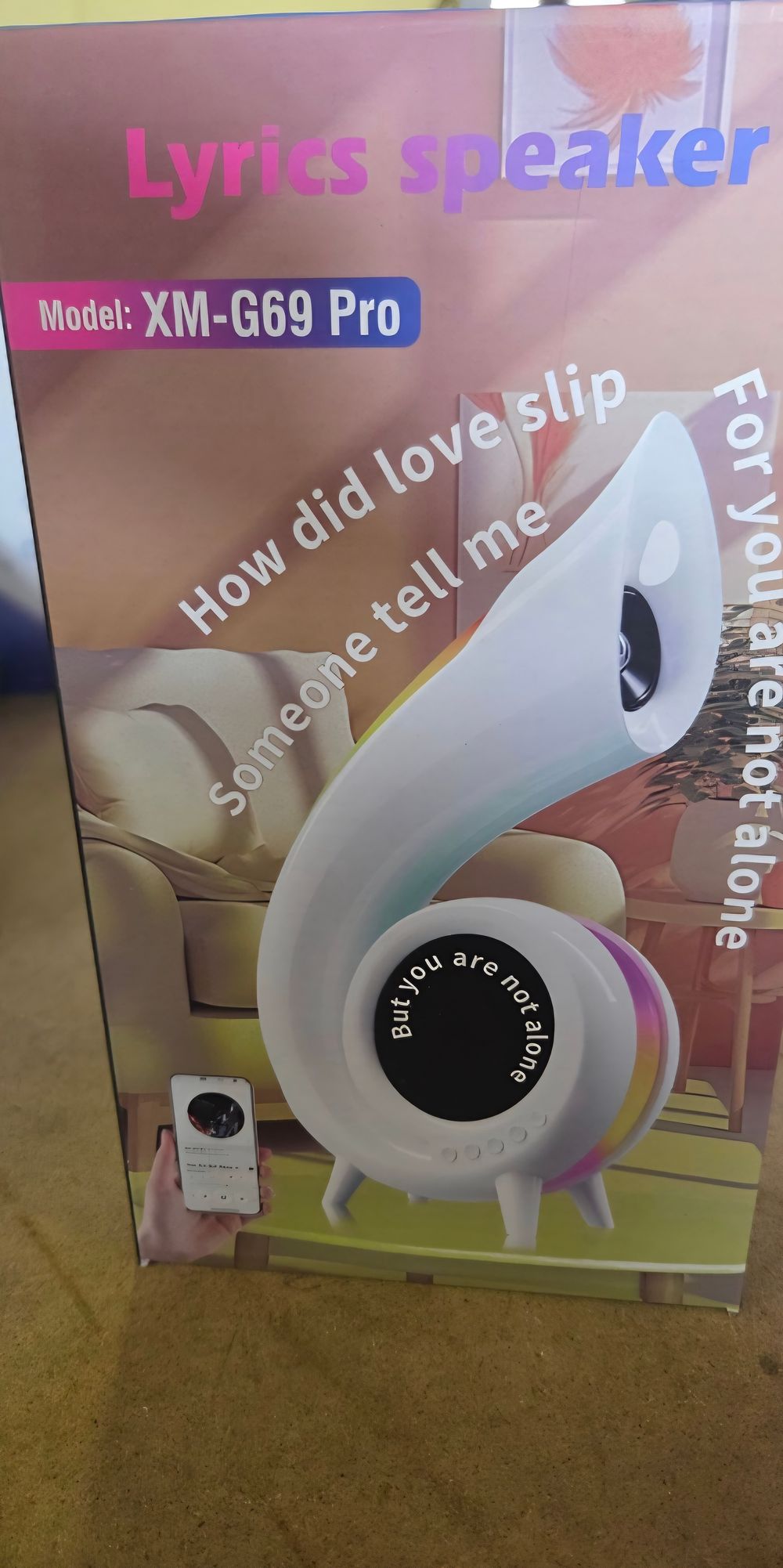 Lot 341 – Lyrics Speaker XM-G69 Pro