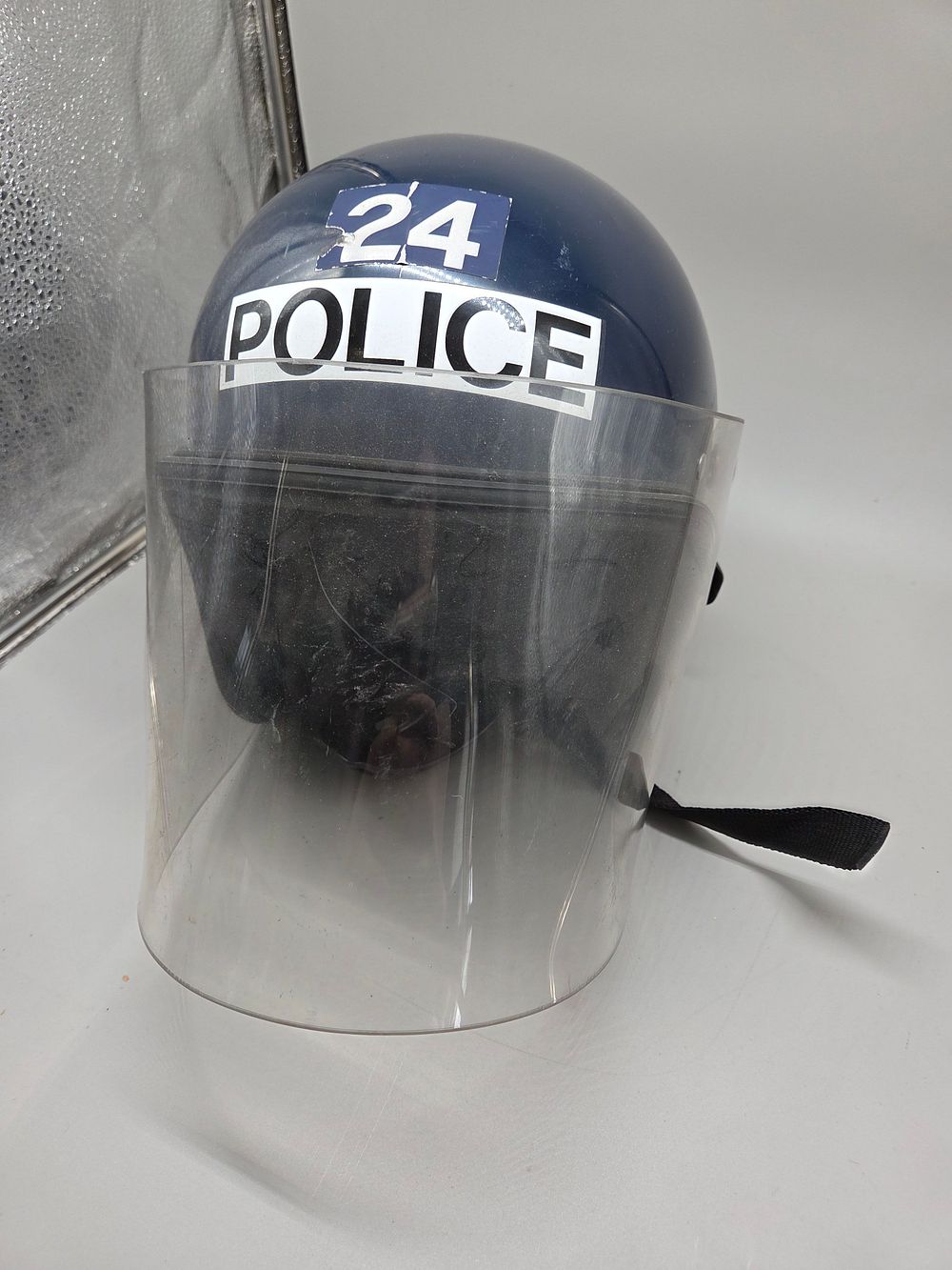 Lot 168 – British Police Public Order Riot Helmet size 3