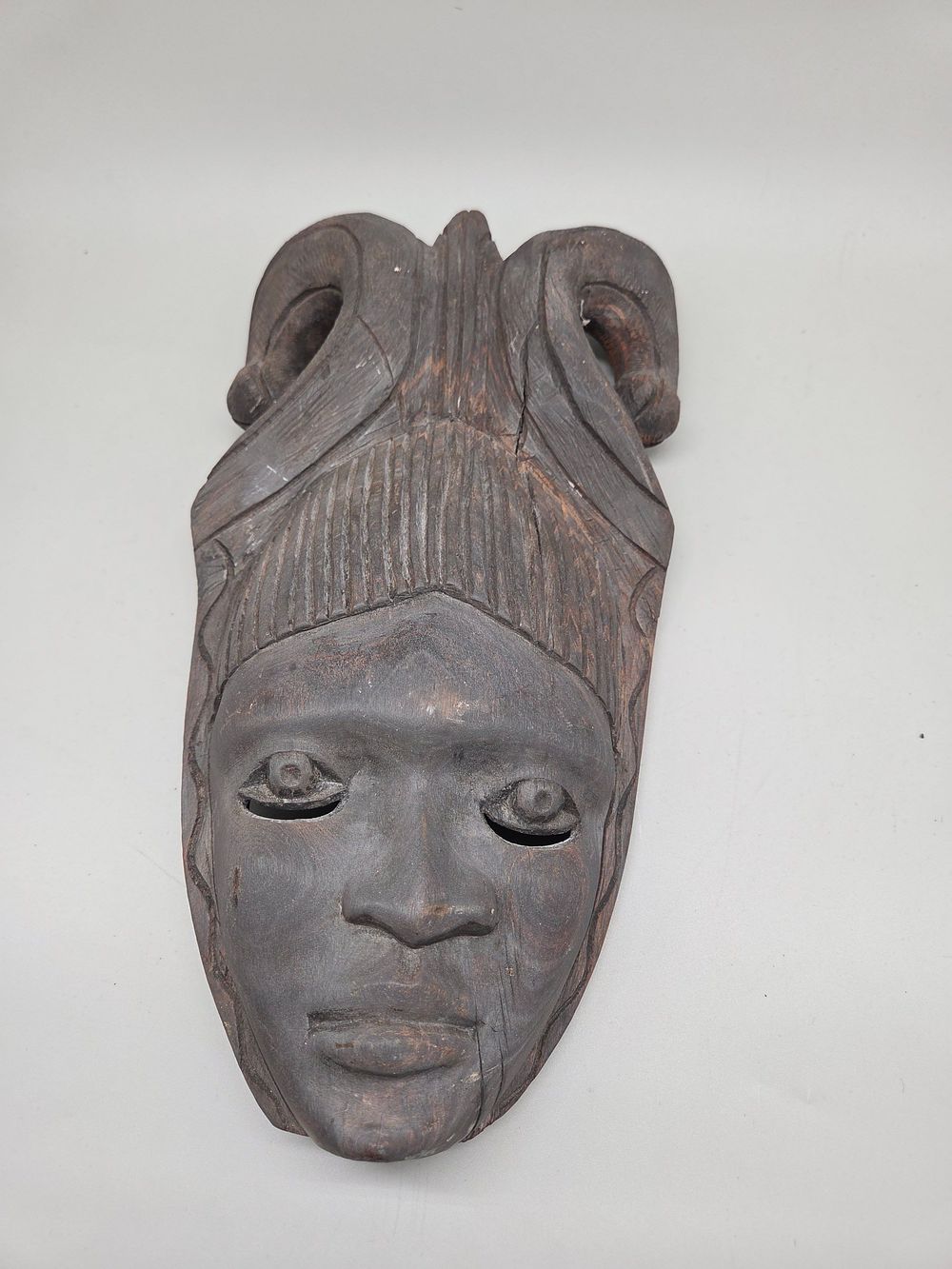 Lot 183 – Carved Wooden Horned Mask
