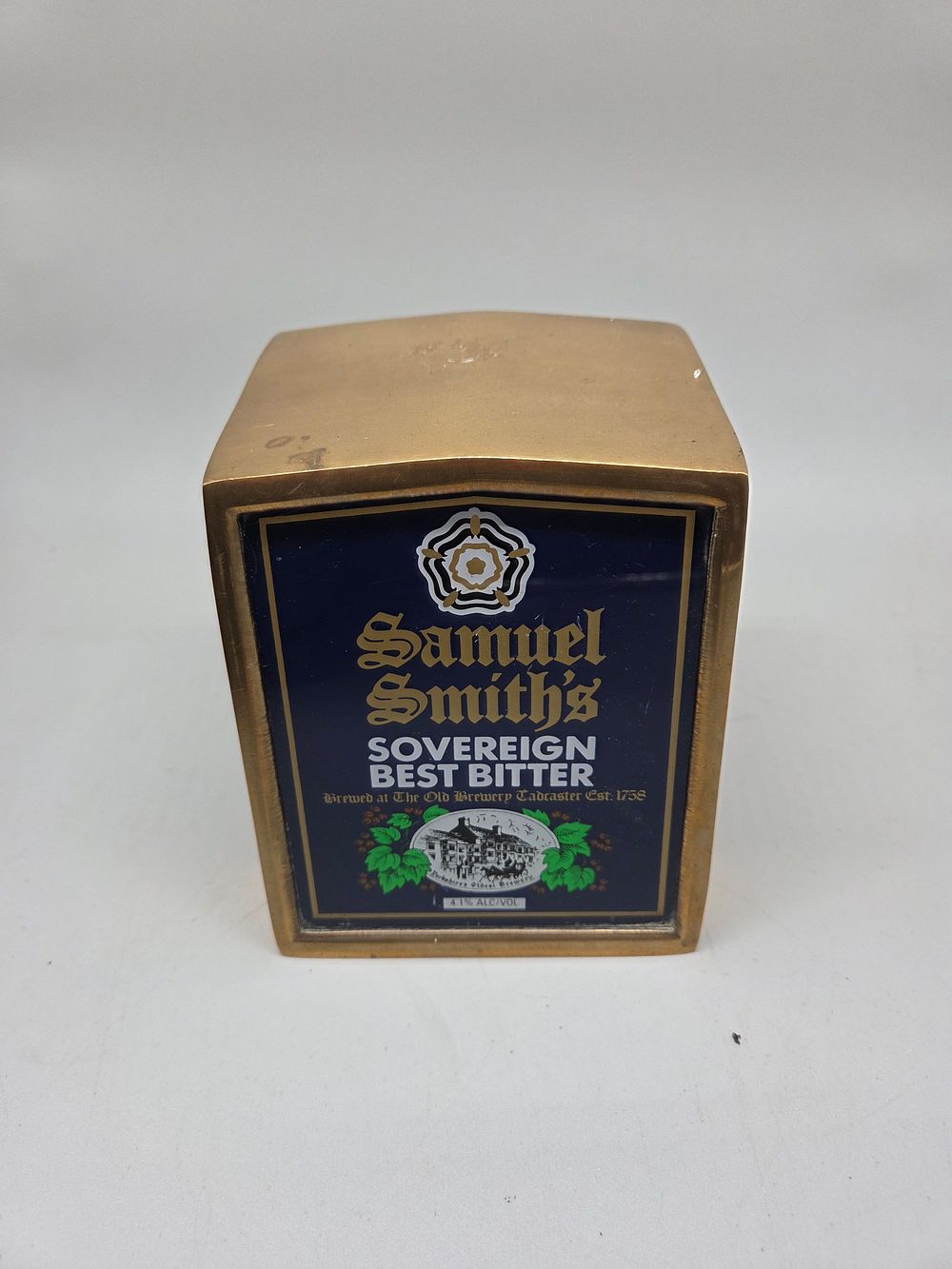 Lot 184 – Samuel Smith Sovereign Best Bitter Brass Beer Pump Casing