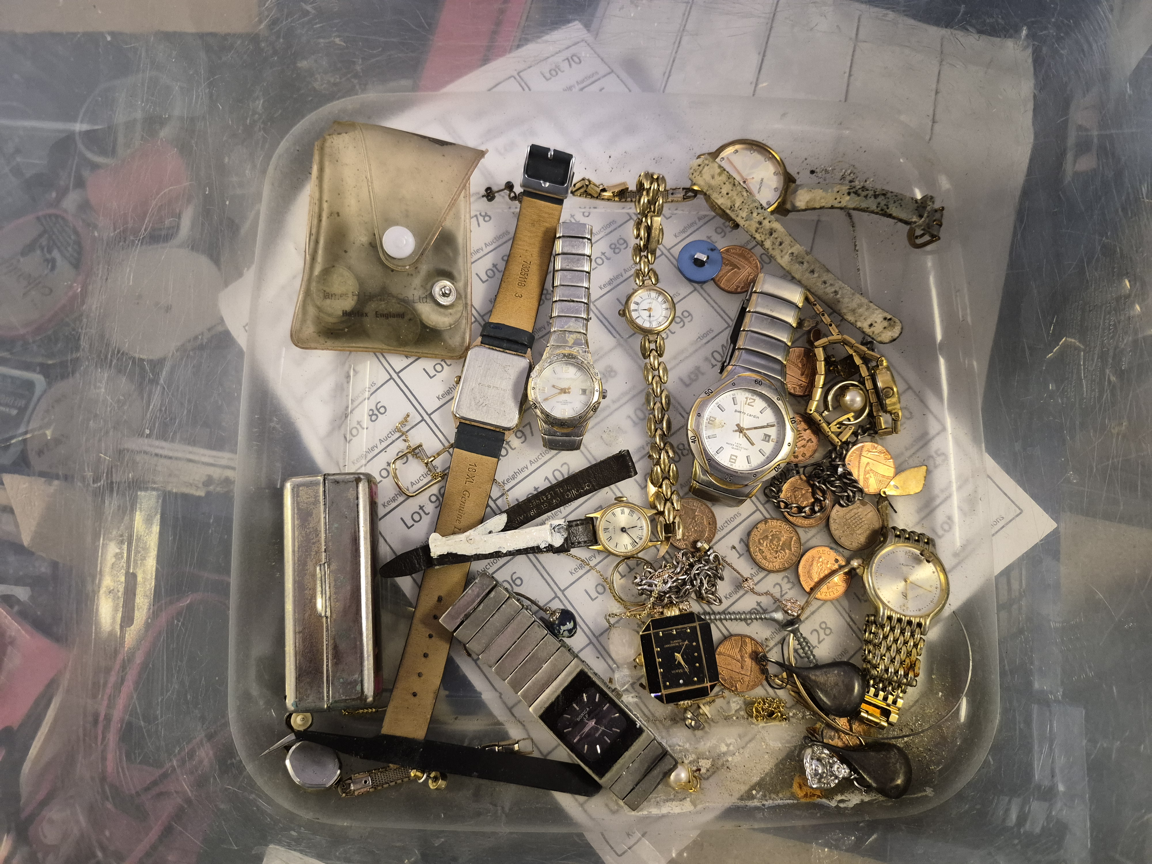 A Selection of Wristwatches and Collectables Including Pierre Cardin and Lorus
