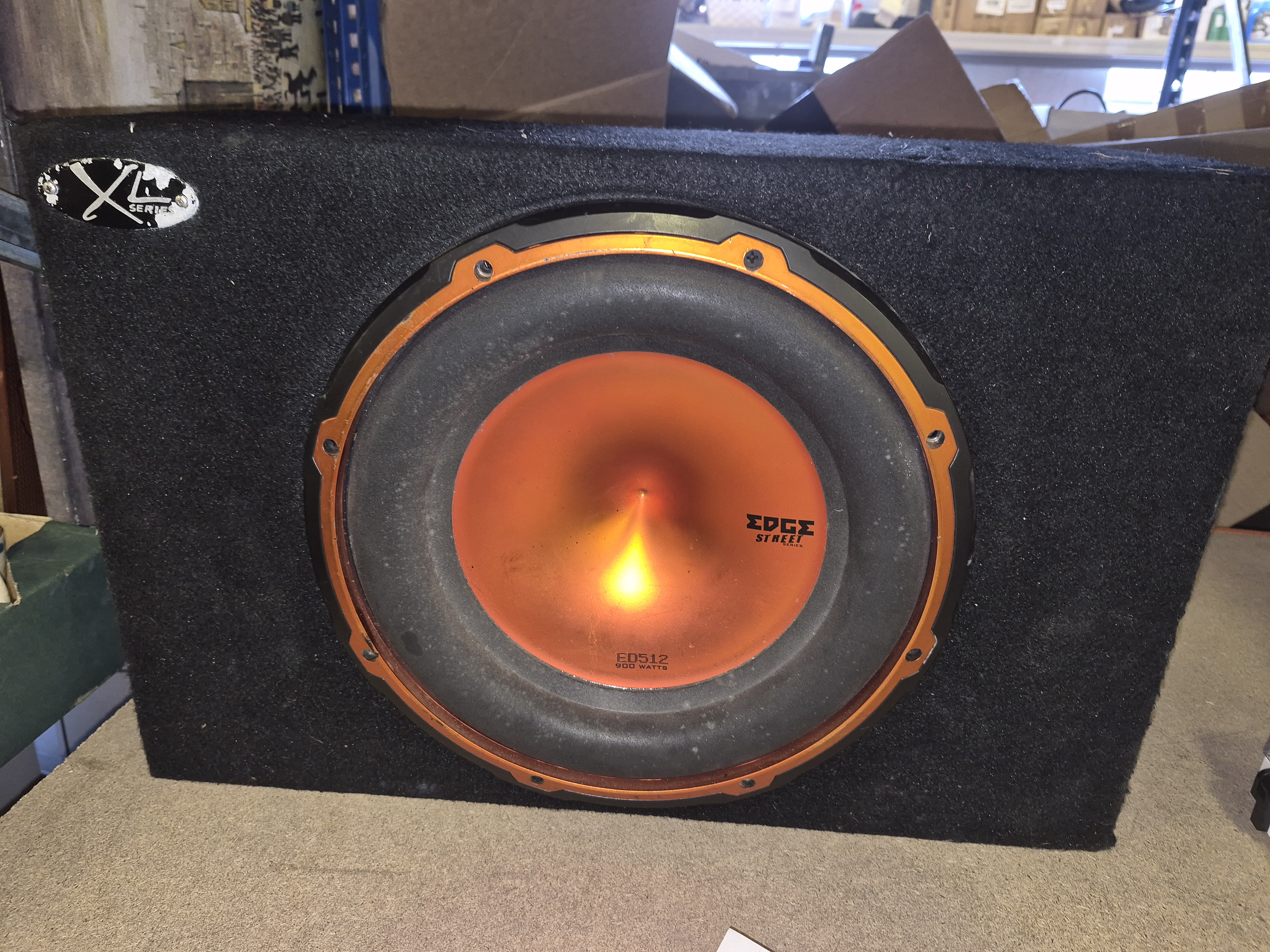 Edge Street Series ED512 900 Watts Subwoofer and XL Series Enclosure