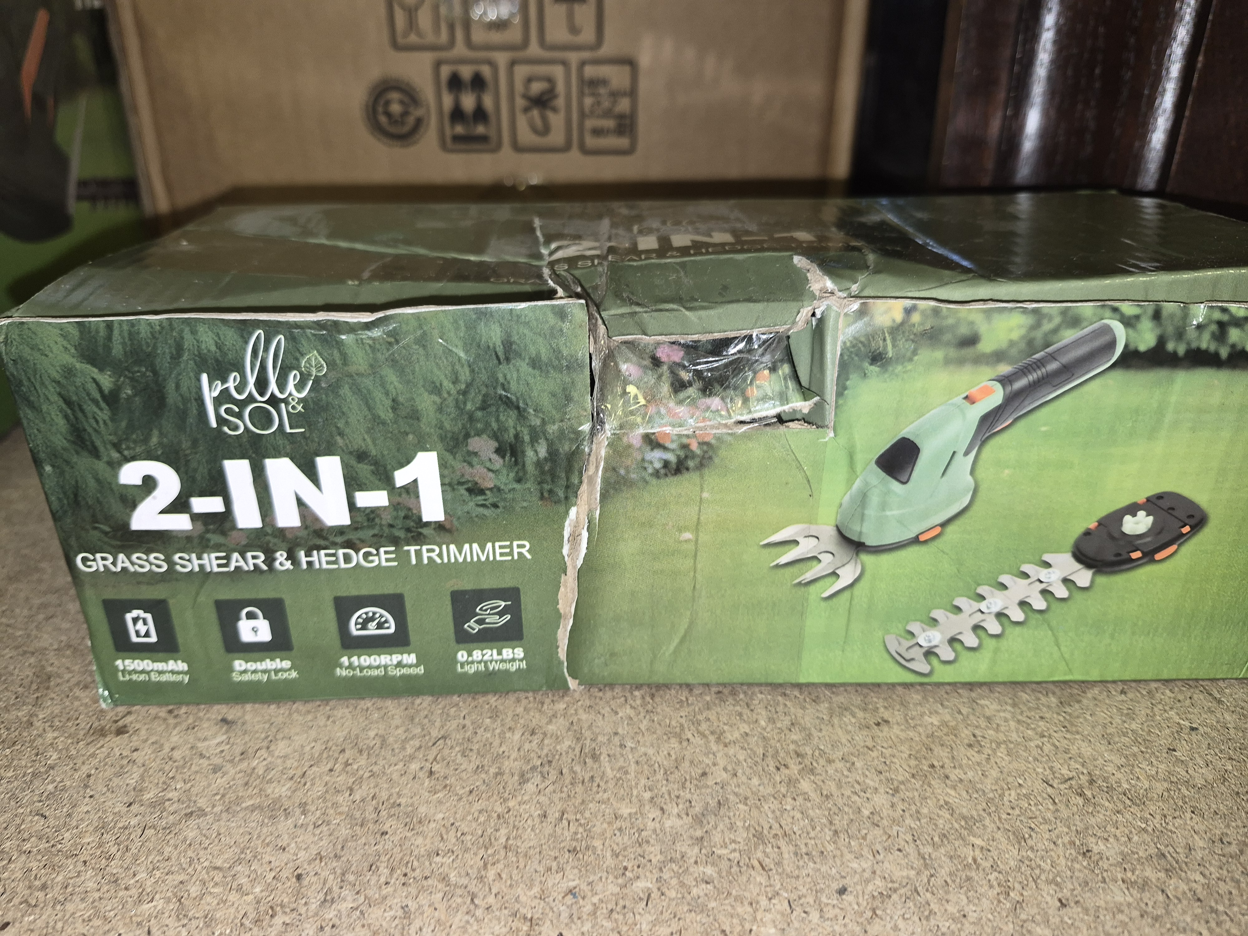 New Pelle & Sol 2-in-1 Grass Shear & Hedge Trimmer