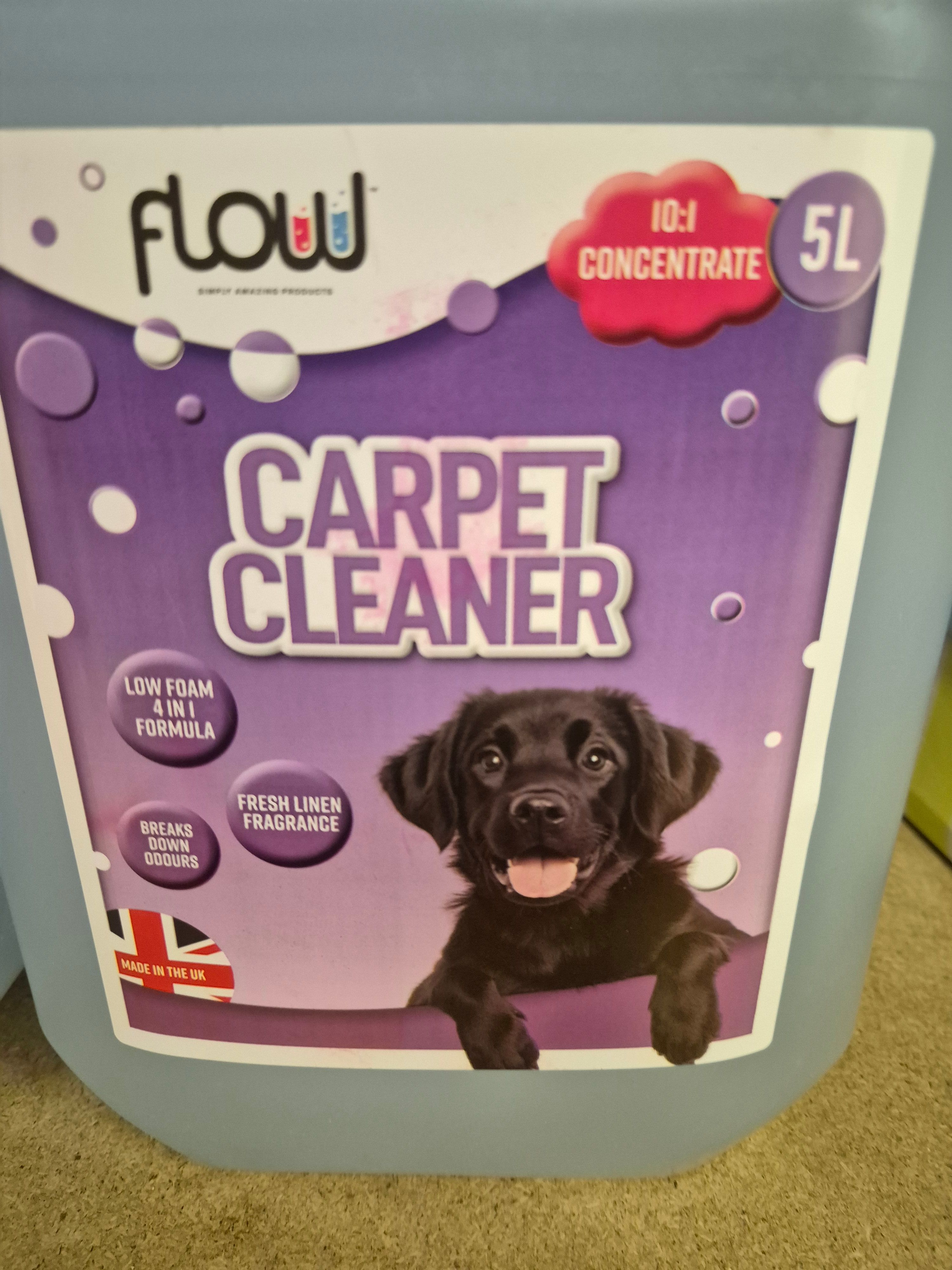 Flow 5L Concentrated Carpet Cleaner