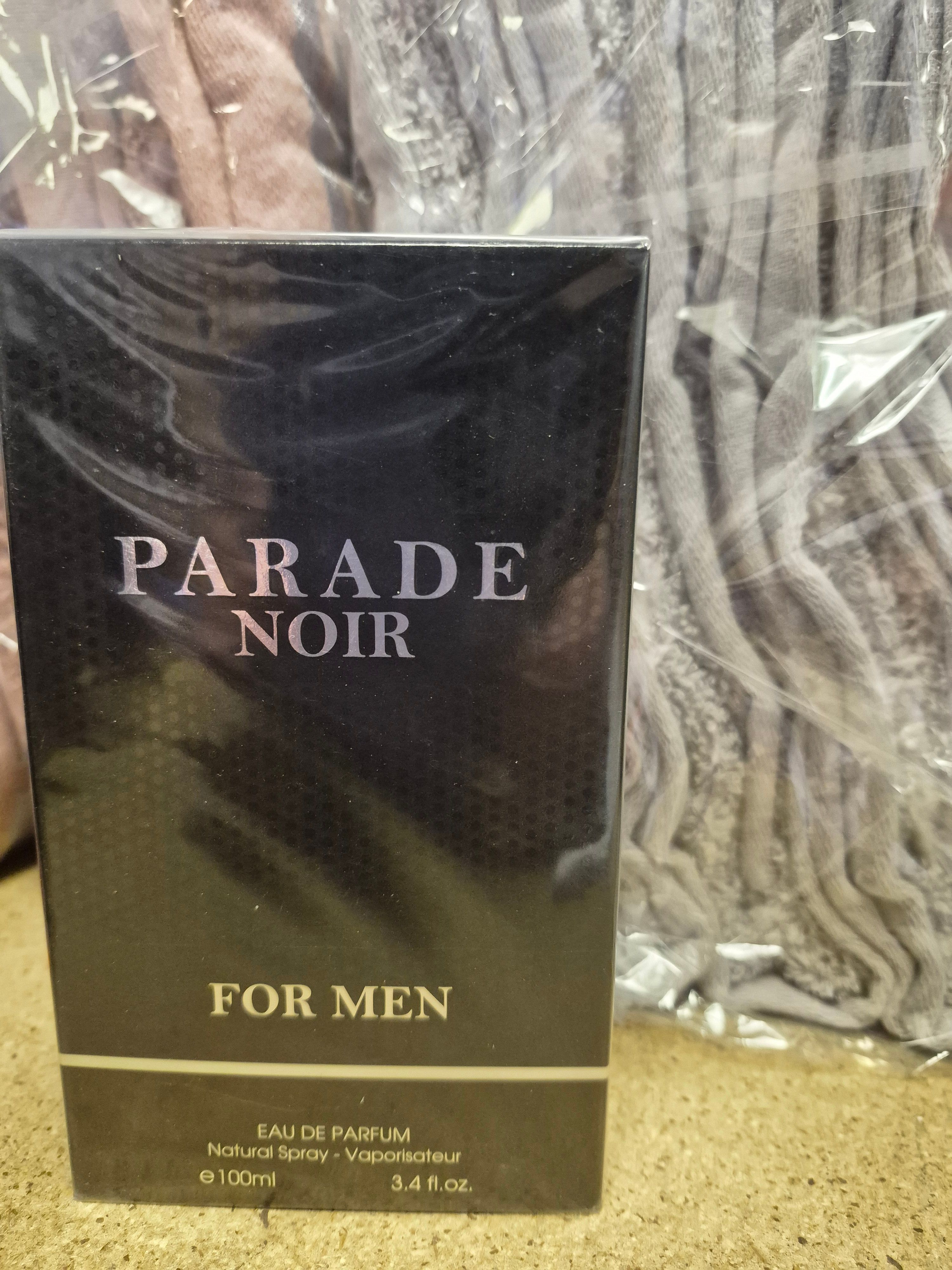 Parade Noir For Men Eau de Parfum 100ml 3.4 fl.oz sealed "Smell-a-like"