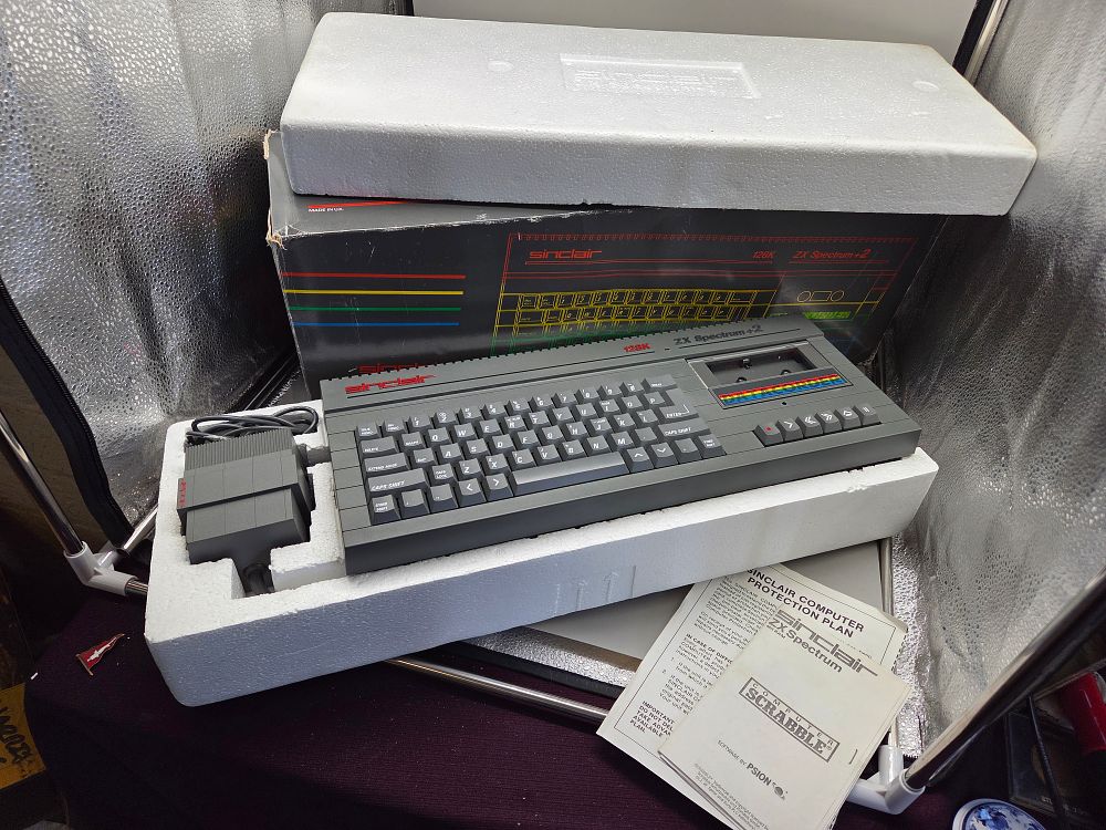 Lot 205 – Sinclair ZX Spectrum +2 128K Personal Computer with Box and Datacorder