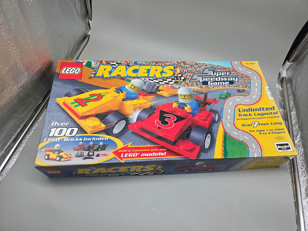 Lot 209 – LEGO Racers Super Speedway Game 31314 damaged box