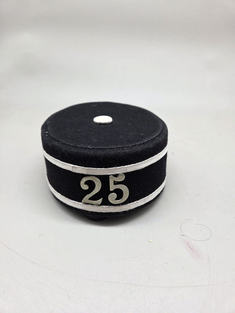 Lot 226 – Victorian Military Undress Pillbox Cap for the 25th Regiment