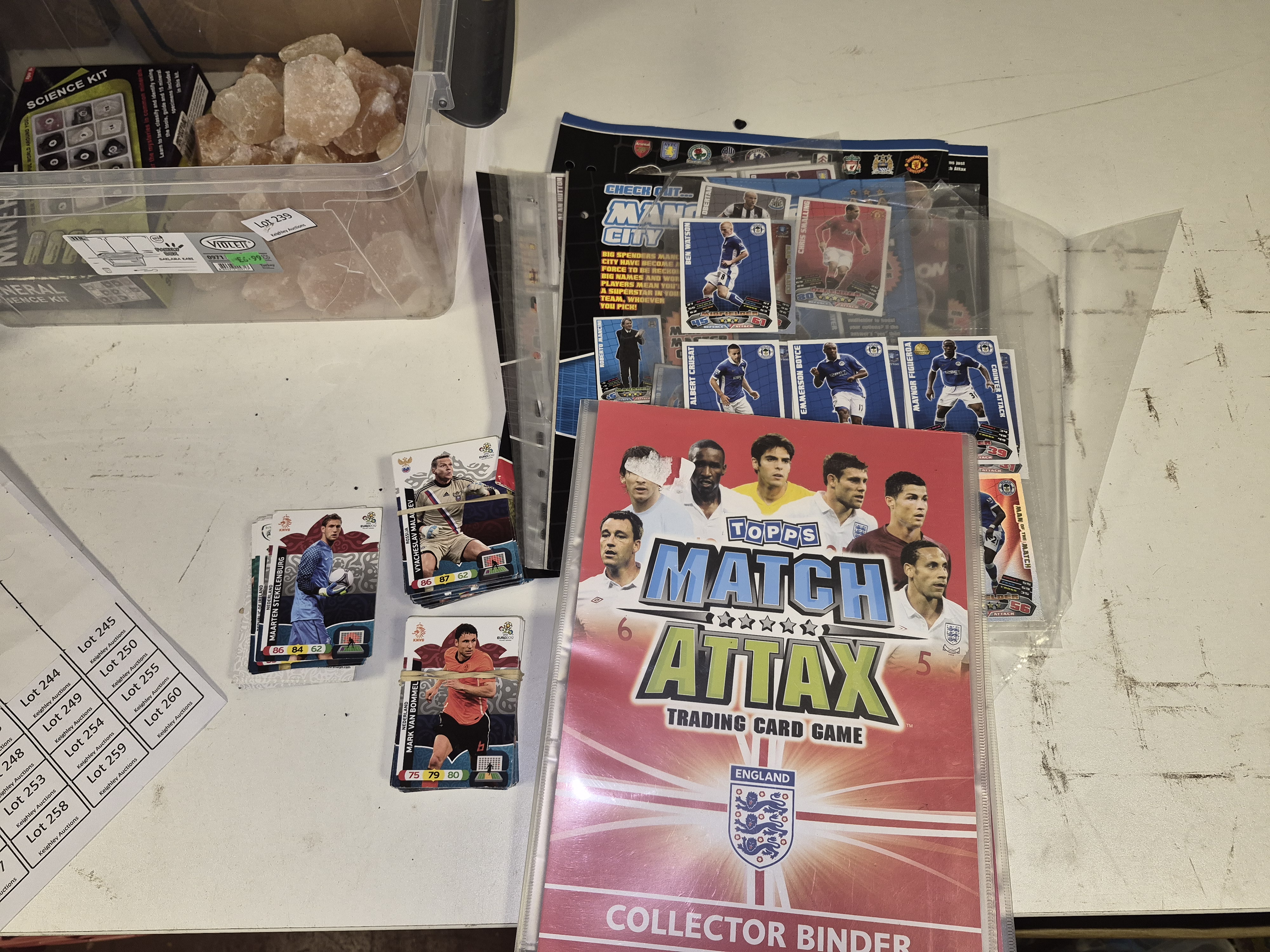 A Collection of Topps Match Attax and Panini Adrenalyn XL Trading Cards