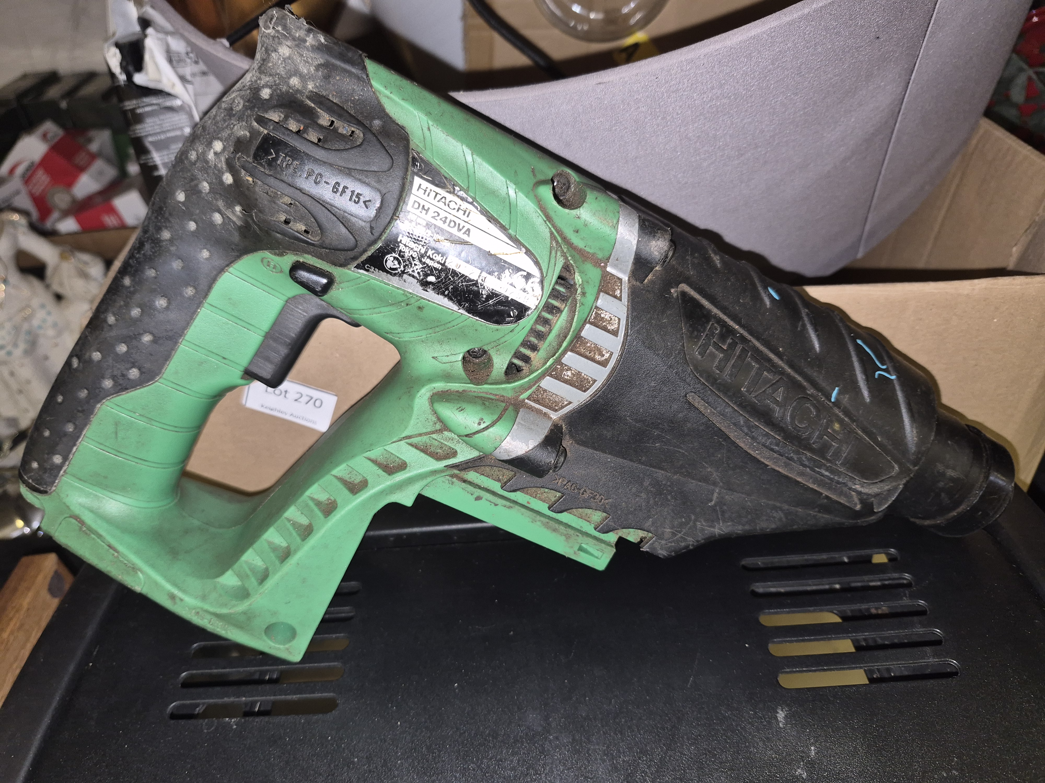 Hitachi DH 24DVA Cordless Rotary Hammer Drill untested