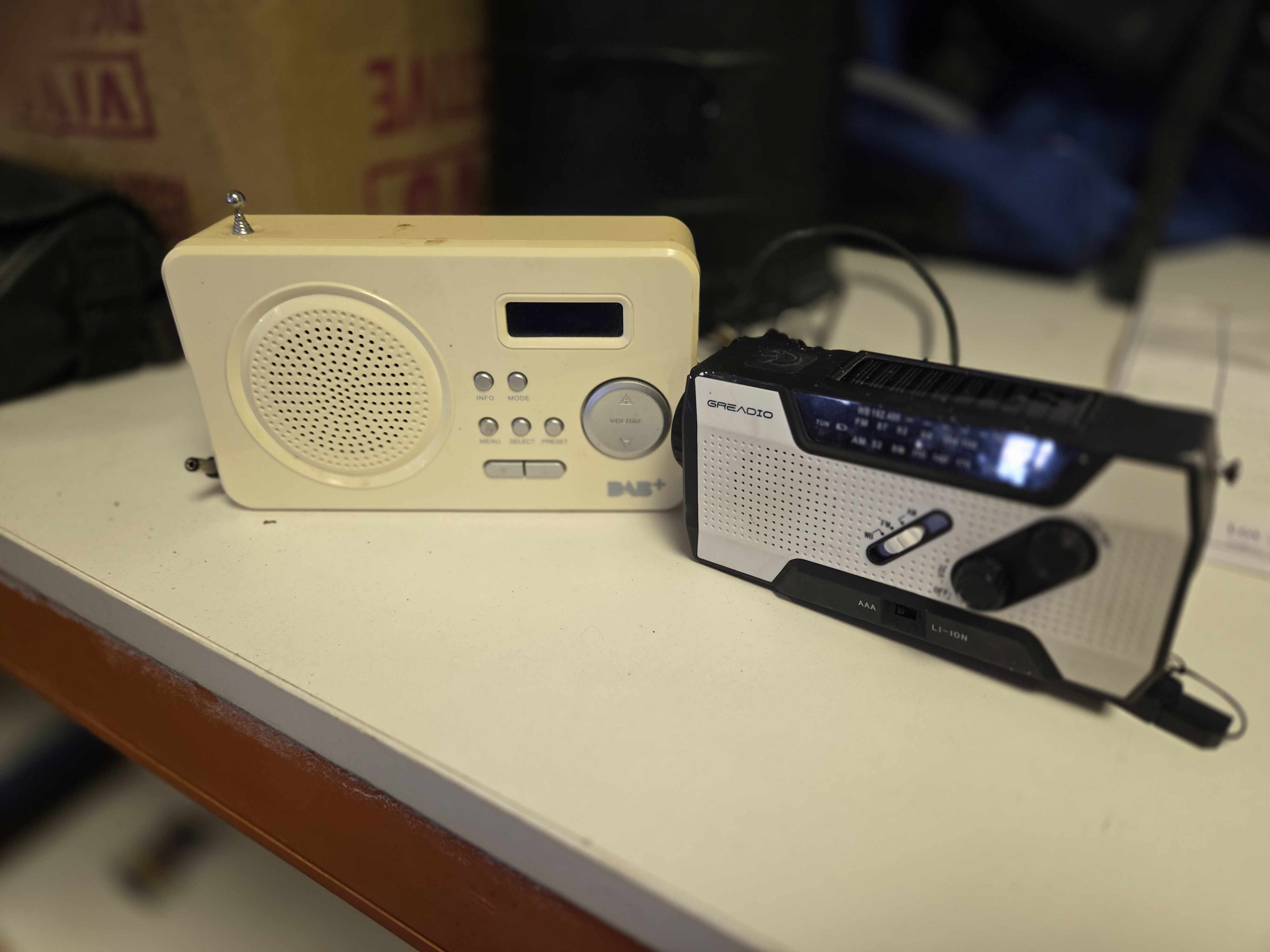 A Selection of Portable Radios Including Greadio w/o