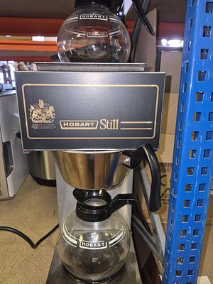 Hobart Still Commercial Dual Station Coffee Brewer with Two Decanters