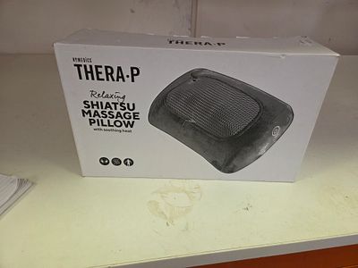 One HoMedics Thera-P Relaxing Shiatsu Massage Pillow boxed w/o