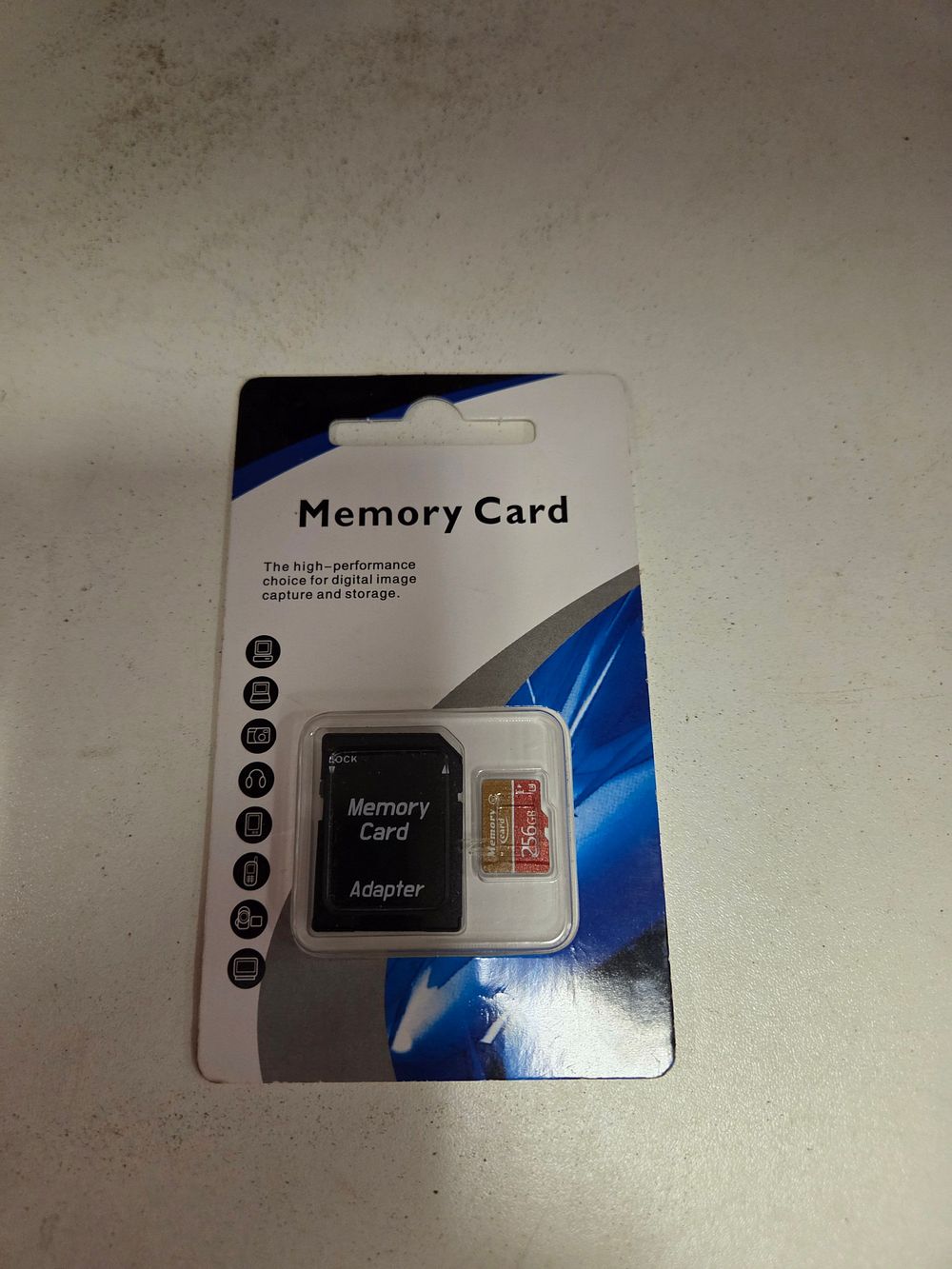 Lot 216 – One Generic 256GB Micro SDXC Memory Card with SD Adapter new in packaging