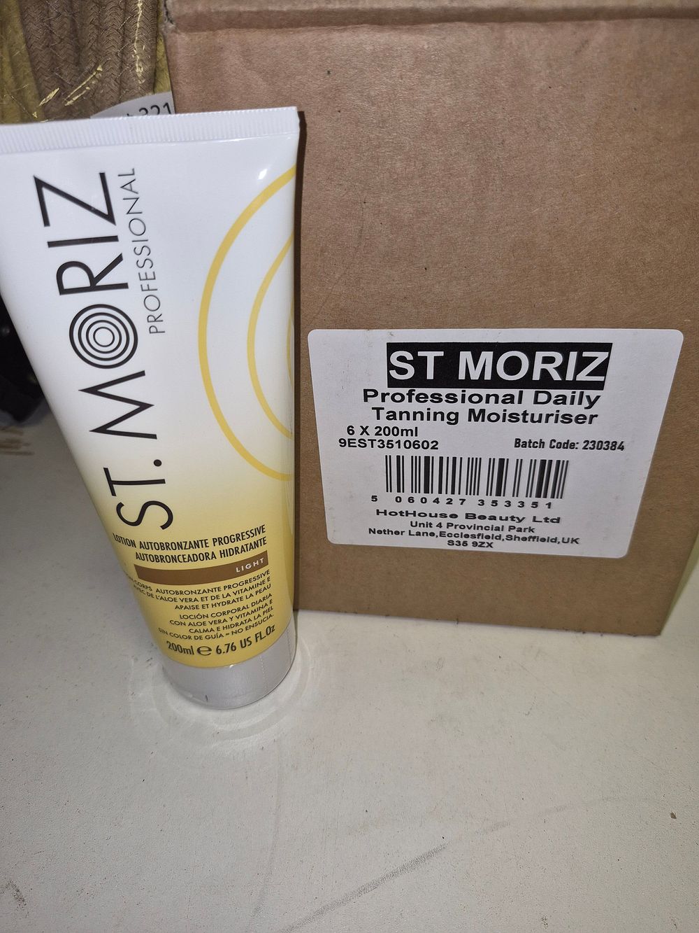 Lot 225 – Six St. Moriz Professional Daily Tanning Moisturisers