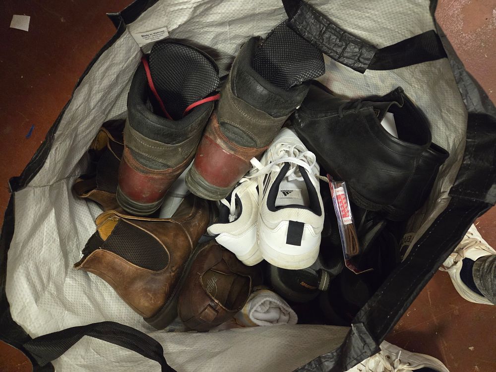 Lot 227 – An Assortment of Men’s Footwear Including Adidas Trainers and Leather Boots