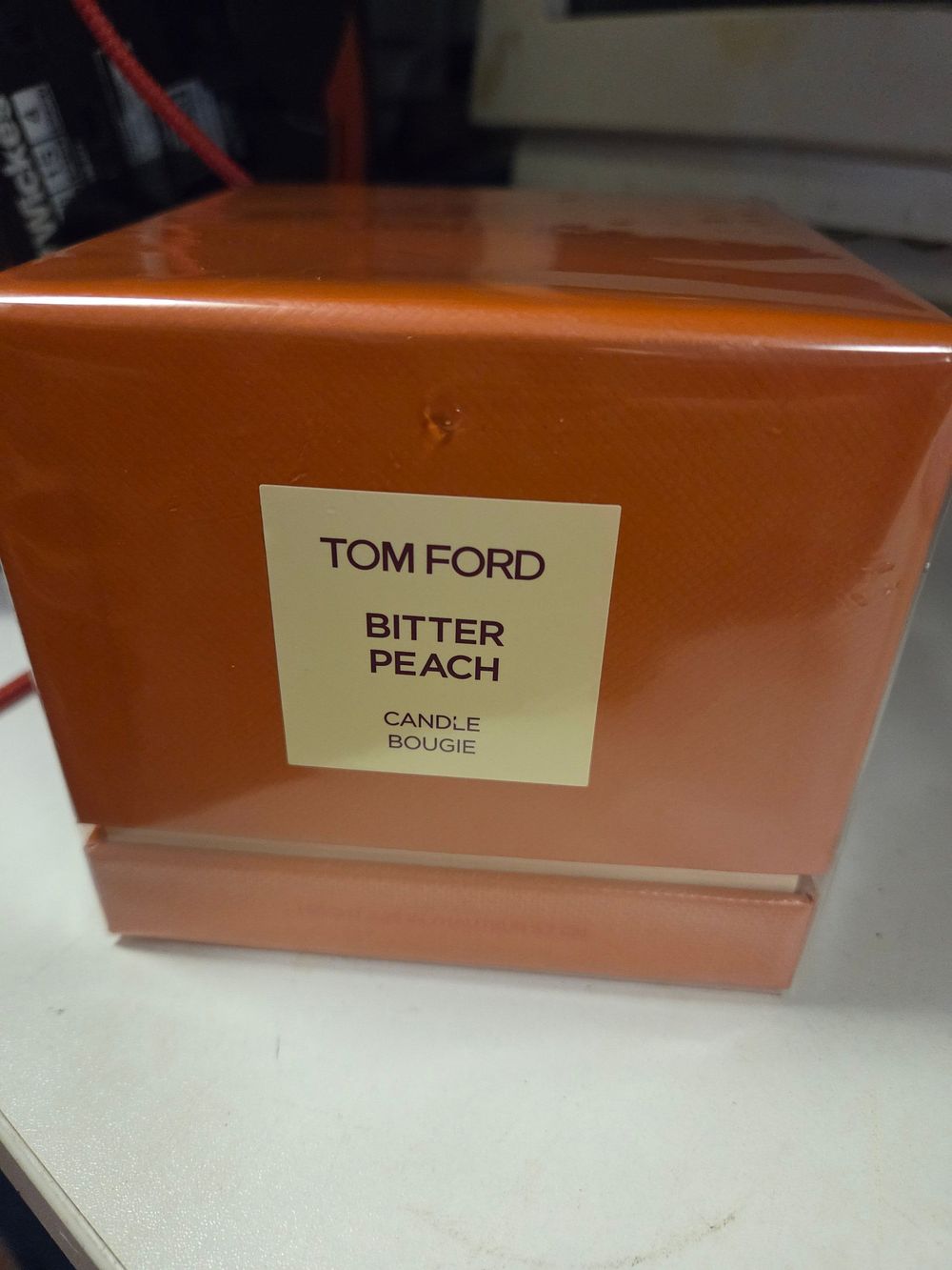 Lot 268 – One Tom Ford Bitter Peach Candle original sealed packaging