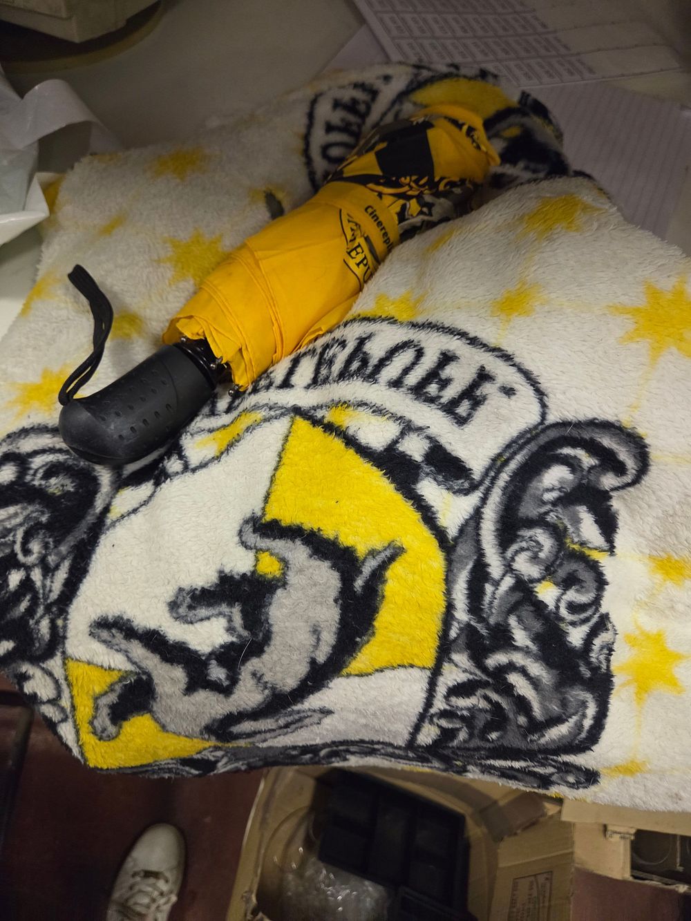 Lot 286 – Two Cinereplicas Harry Potter Hufflepuff Accessories