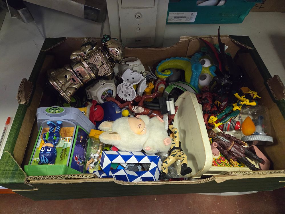 Lot 301 – A Collection of Modern Action Figures and Novelties Including PJ Masks and Ben 10
