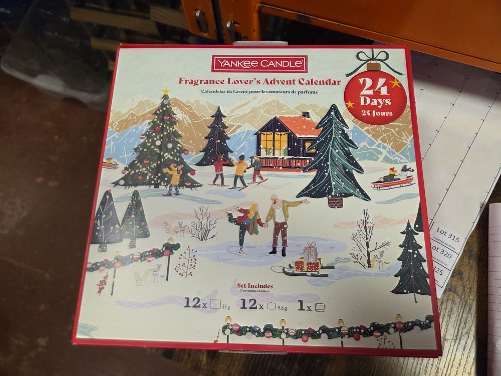 Lot 314 – Yankee Candle Fragrance Lover’s Advent Calendar unused in original packaging