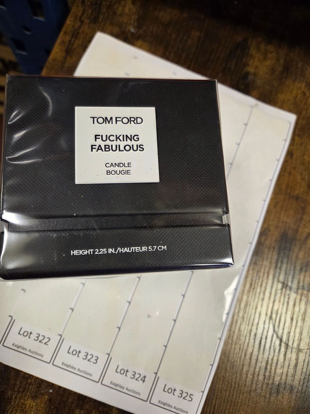 Lot 321 – Tom Ford Fucking Fabulous Candle factory sealed