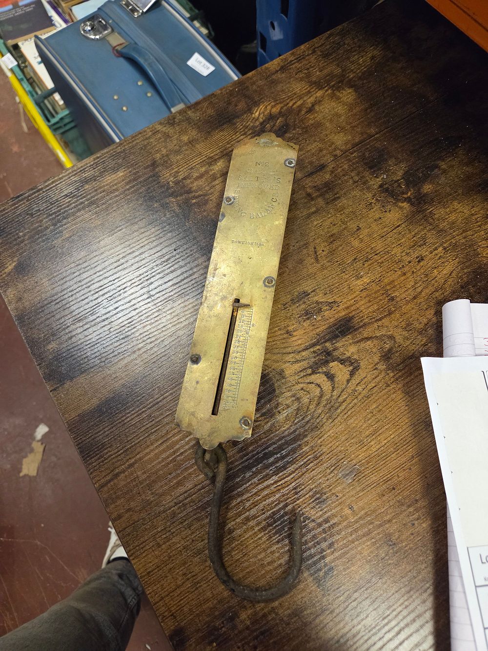 Lot 348 – Salter’s Improved No. 2 Spring Balance hanging scale