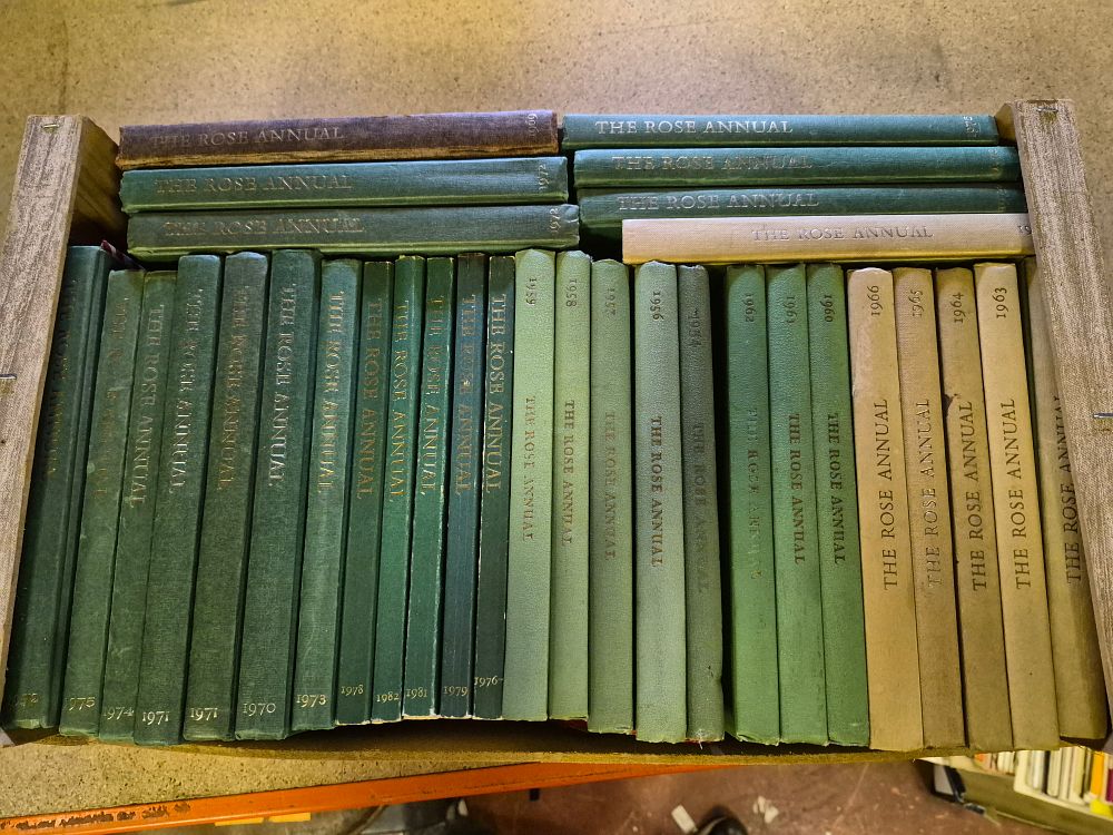 Lot 23 – A Collection of Royal National Rose Society The Rose Annual Hardcover Volumes
