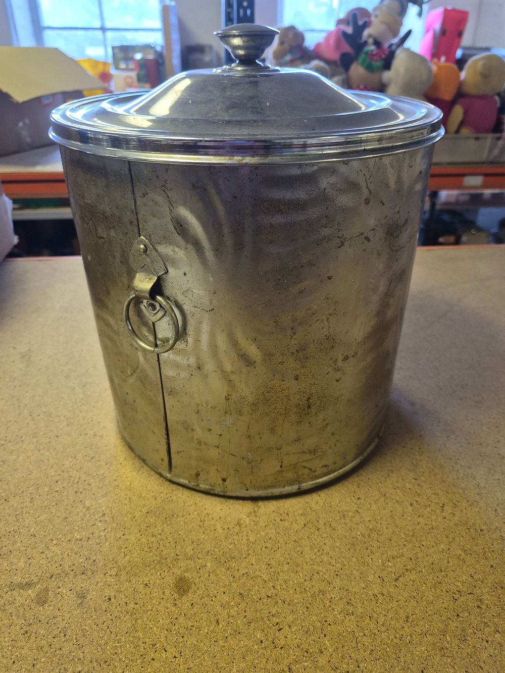 Lot 36 – Vintage Metal Lidded Canister
