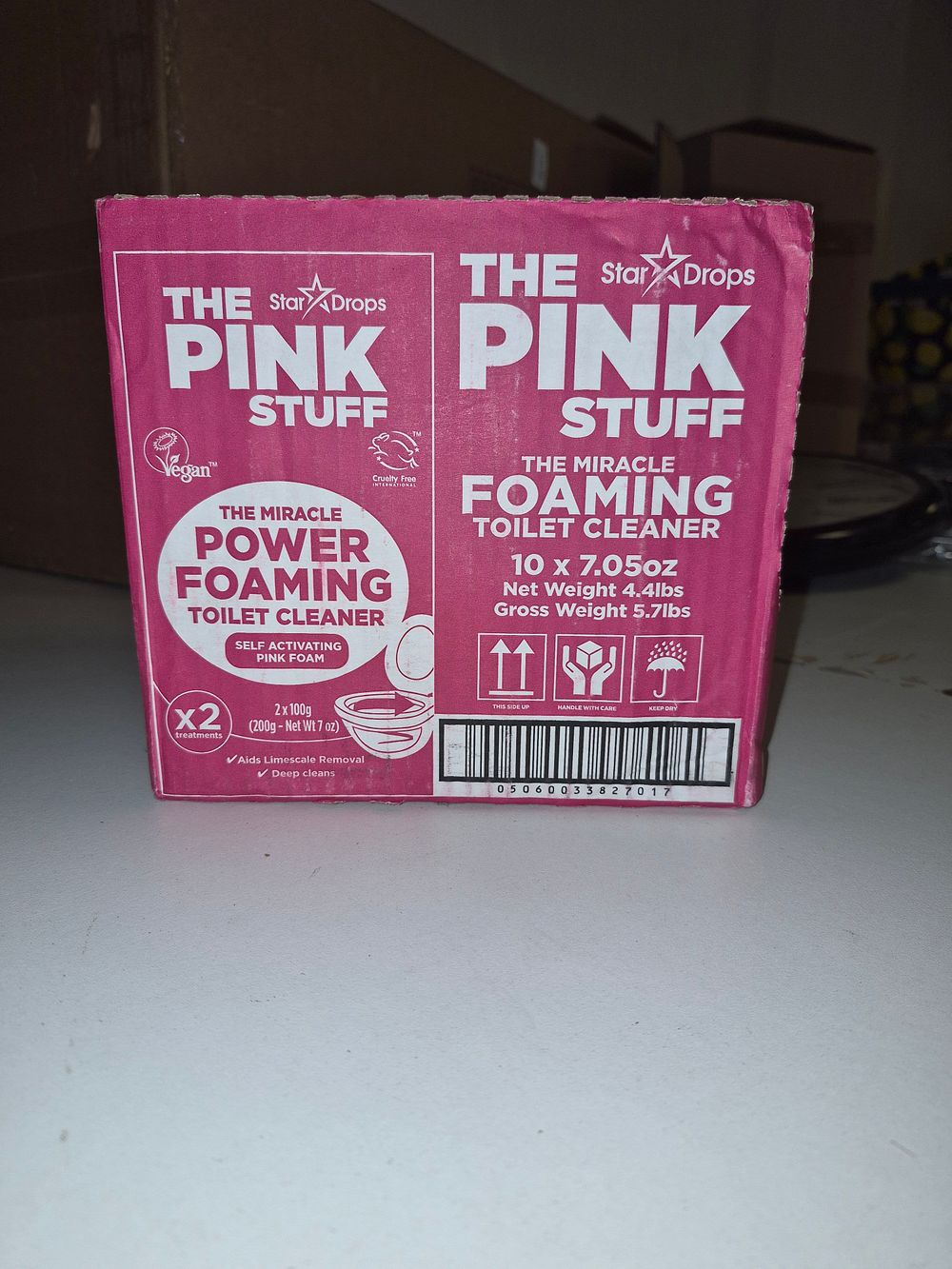 Lot 40 – Box of Stardrops The Pink Stuff Miracle Foaming Toilet Cleaner