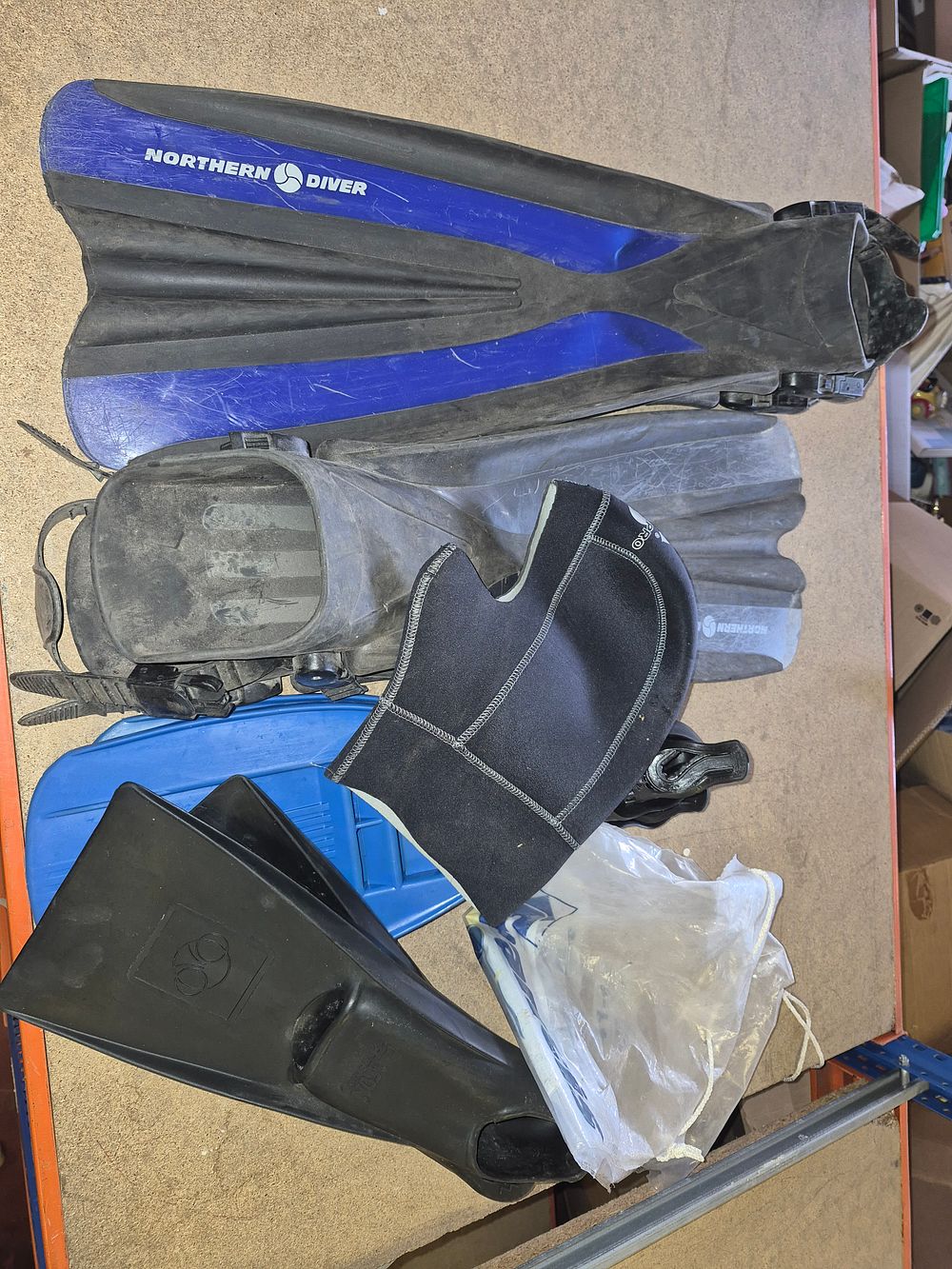 Lot 50 – An Assortment of Scuba Diving and Snorkelling Equipment Including Northern Diver and Bodyglove