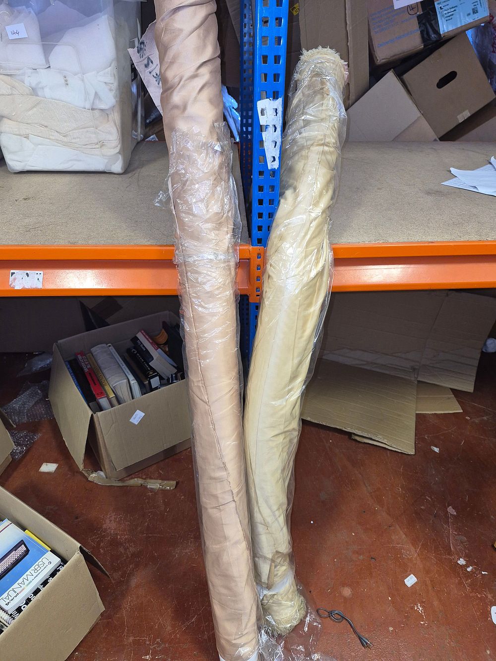 Lot 60 – Two Rolls of Fabric (colour may differ slightly from image)