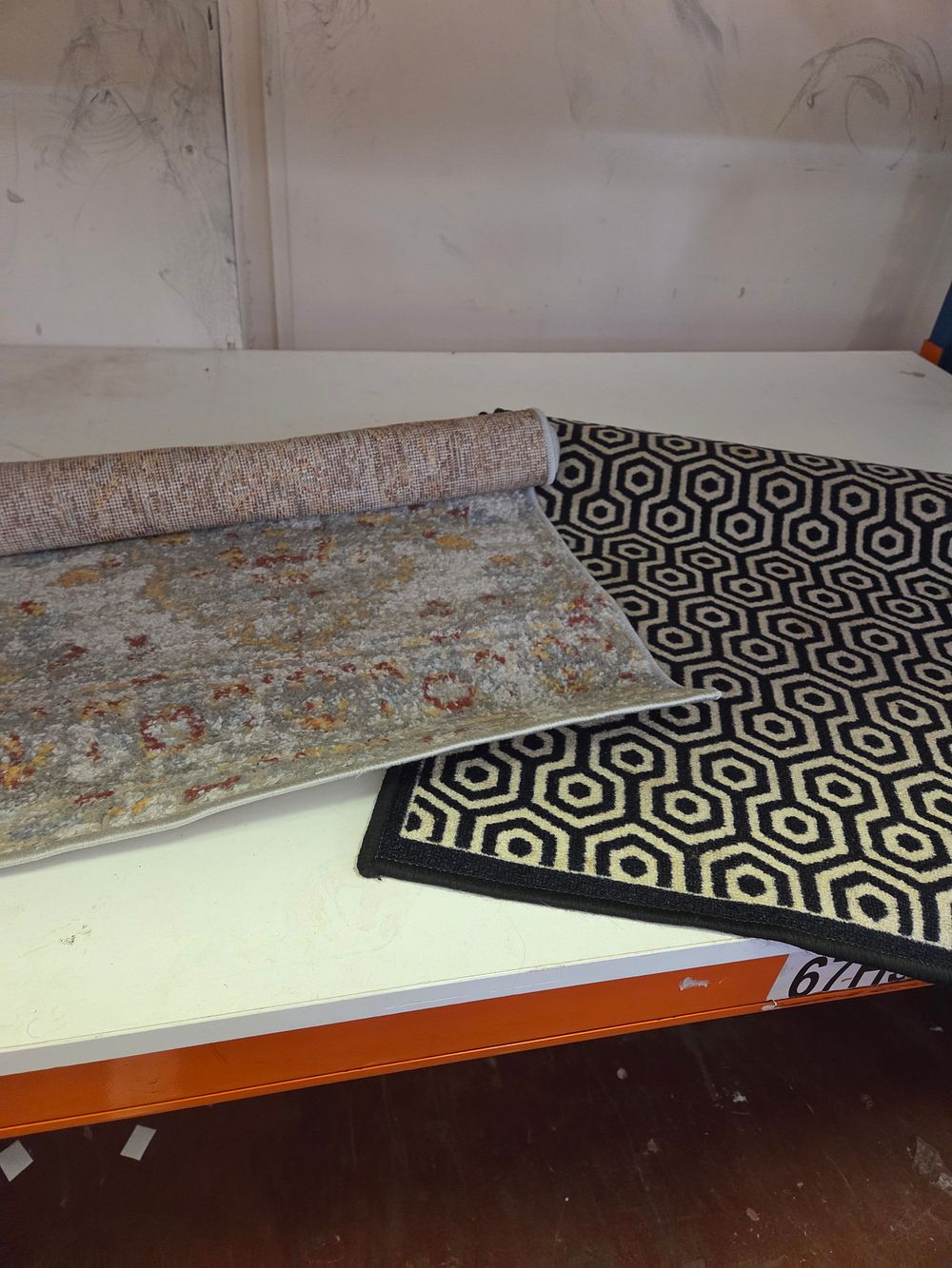 Lot 87 – Two Machine Woven Contemporary Area Rugs/ Runners