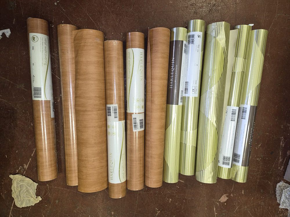 Lot 89 – An Assortment of Harlequin Wallpaper and Vinyl Wallcovering unused