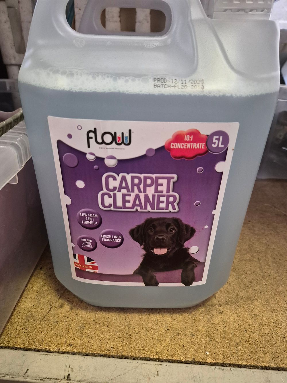 Lot 151 – Flow Carpet Cleaner 5L 10:1 Concentrate