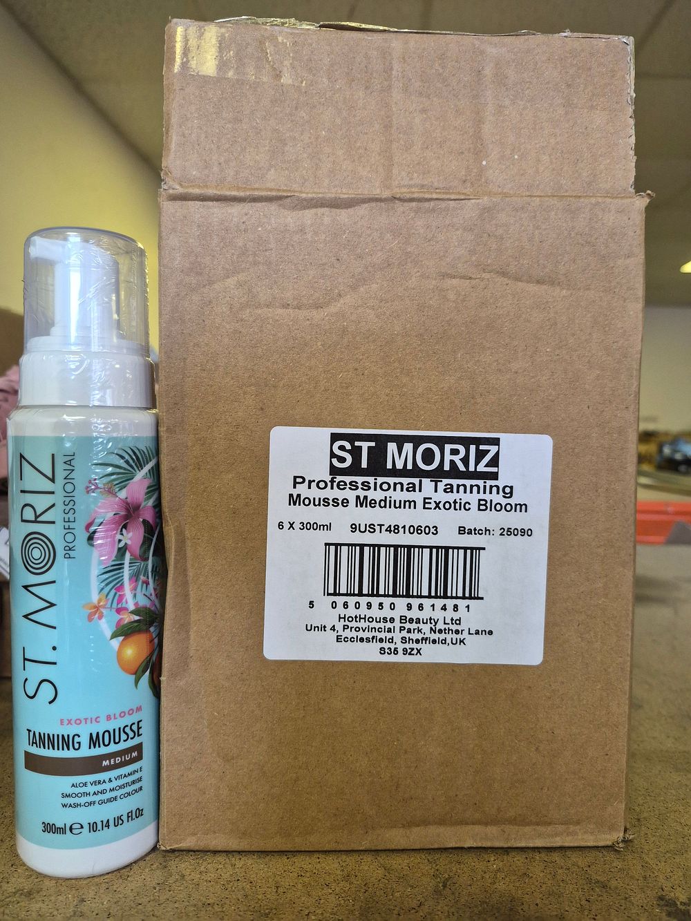 Lot 153 – Six St. Moriz Professional Tanning Mousse Exotic Bloom Medium