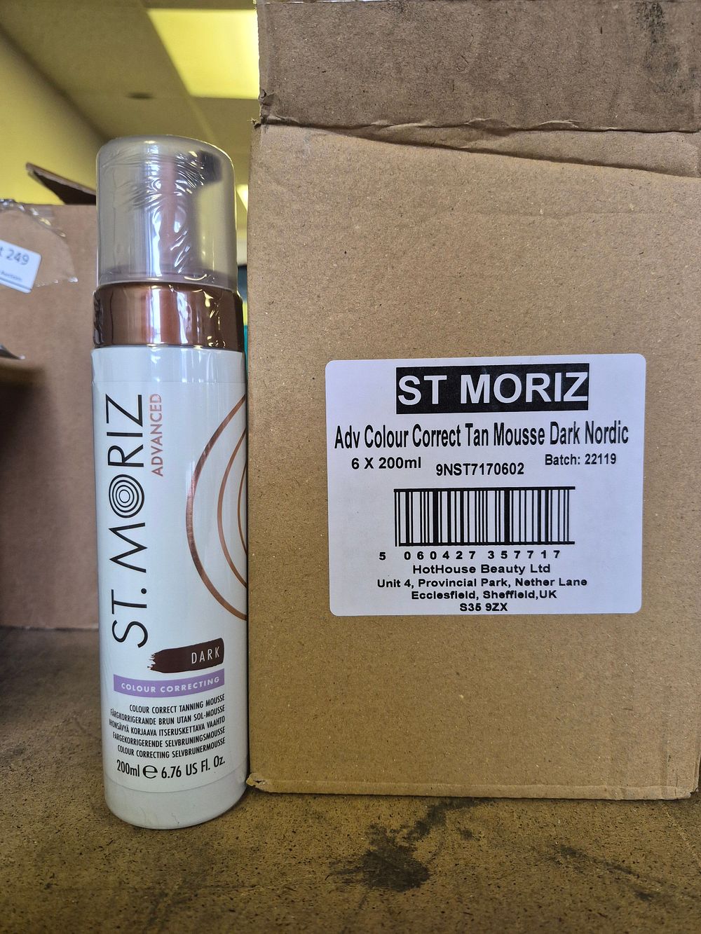 Lot 154 – Six St. Moriz Advanced Colour Correcting Tanning Mousse in Dark