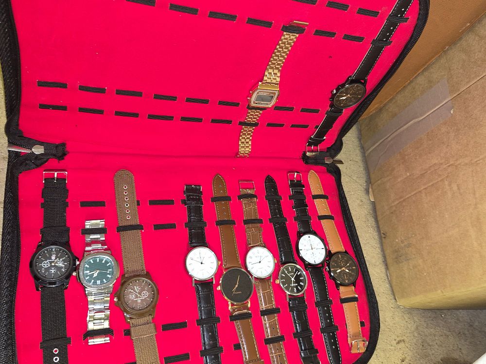 Lot 40 – A Collection of Geneva, Modena, Yazole, Curren and Winner Wristwatches