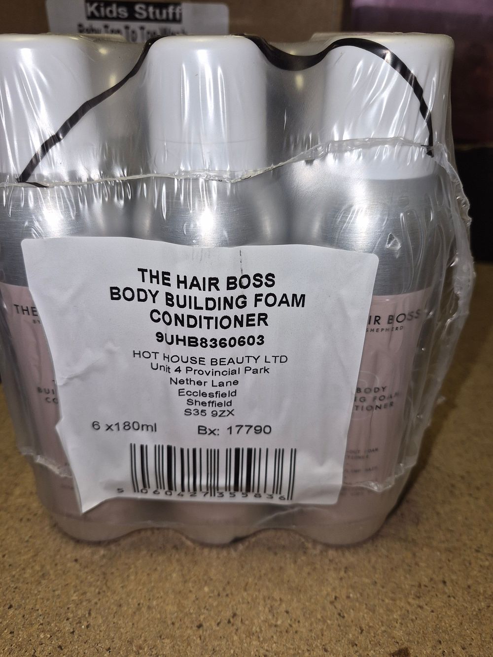 Lot 87 – Six The Hair Boss Body Building Foam Conditioner new