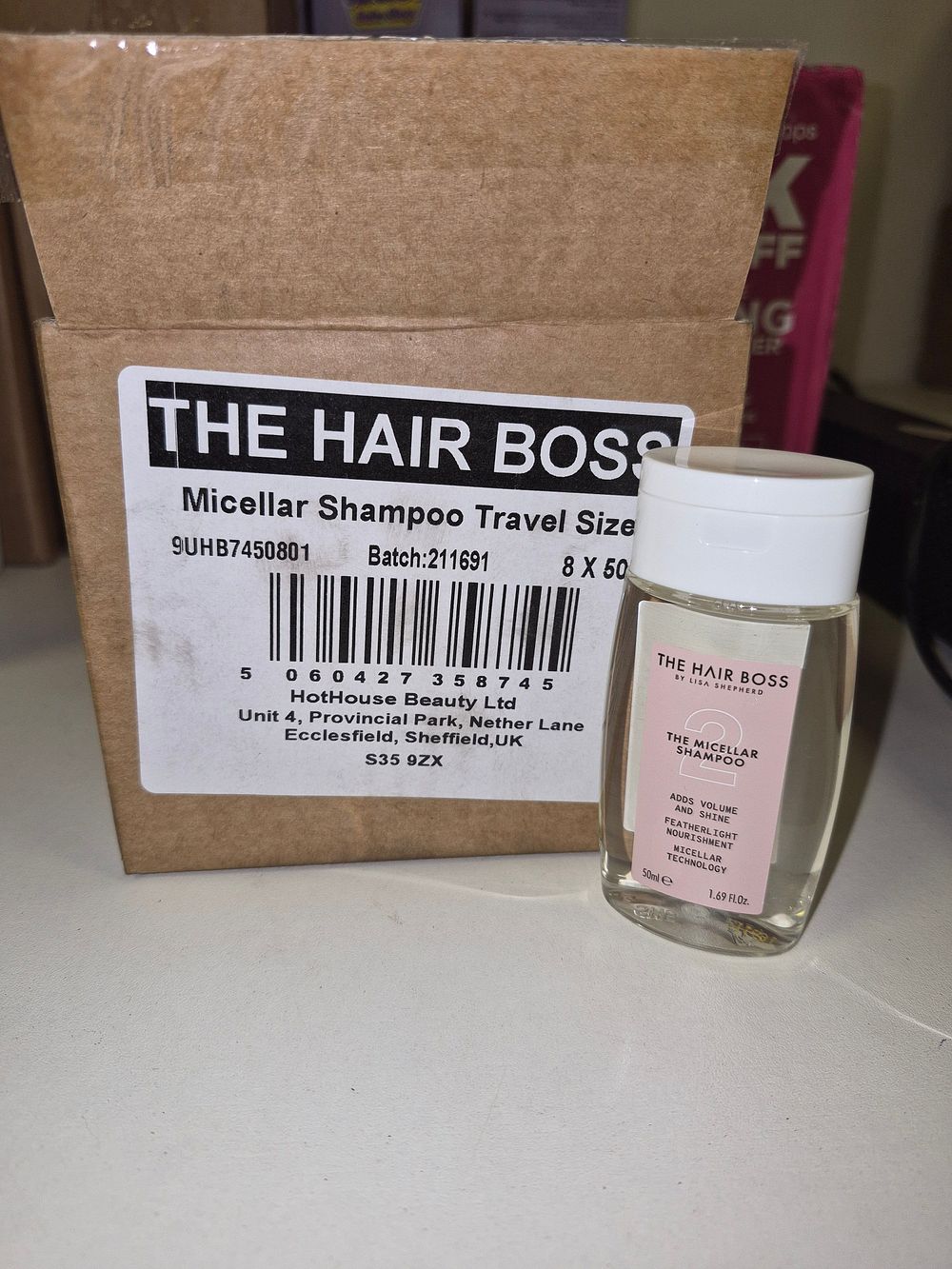 Lot 51 – Eight The Hair Boss by Lisa Shepherd The Micellar Shampoo Travel Size 50ml