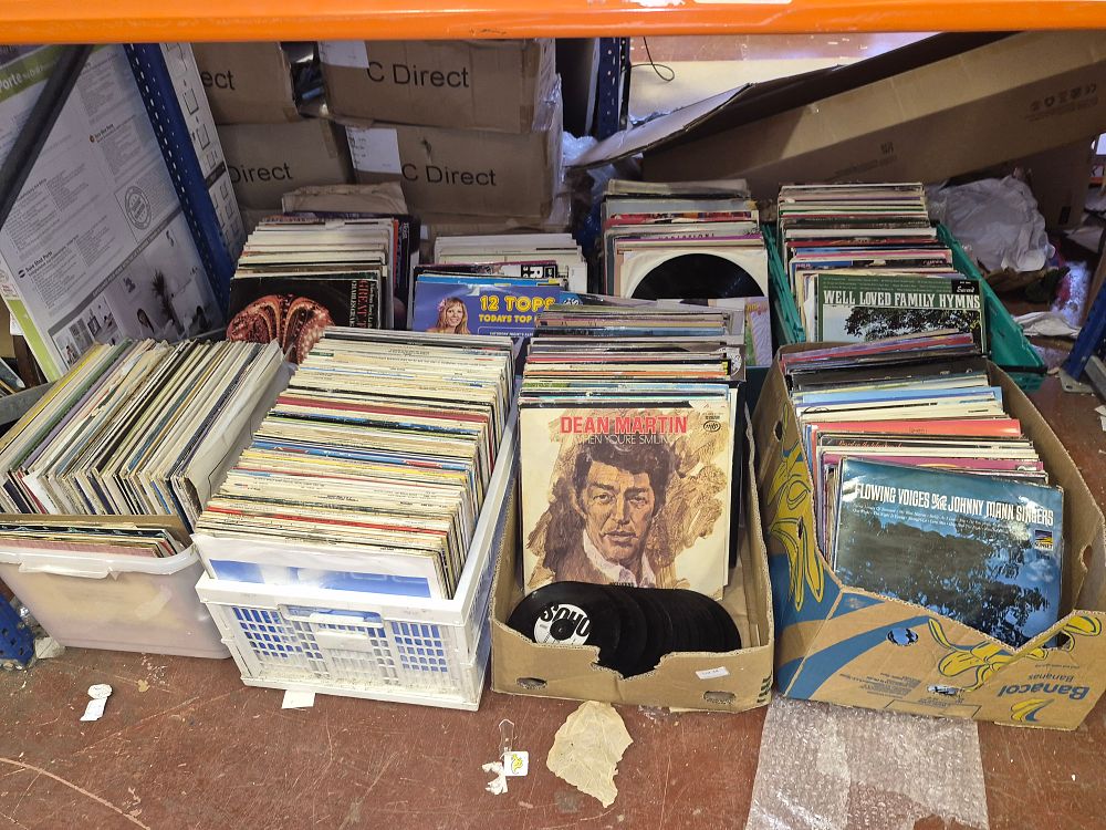 Lot 106 – Large Selection of Vinyl LPs Including The Johnny Mann Singers and Tennessee Ernie Ford