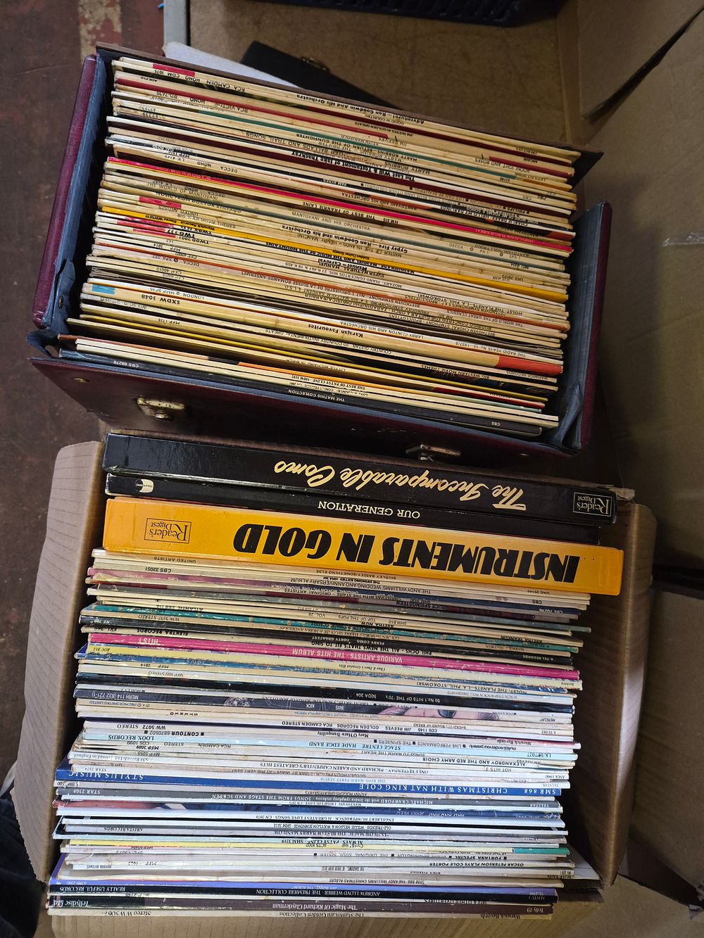 Lot 26 – A Collection of Vinyl LP Records Including Nat King Cole, Marty Robbins, and INXS