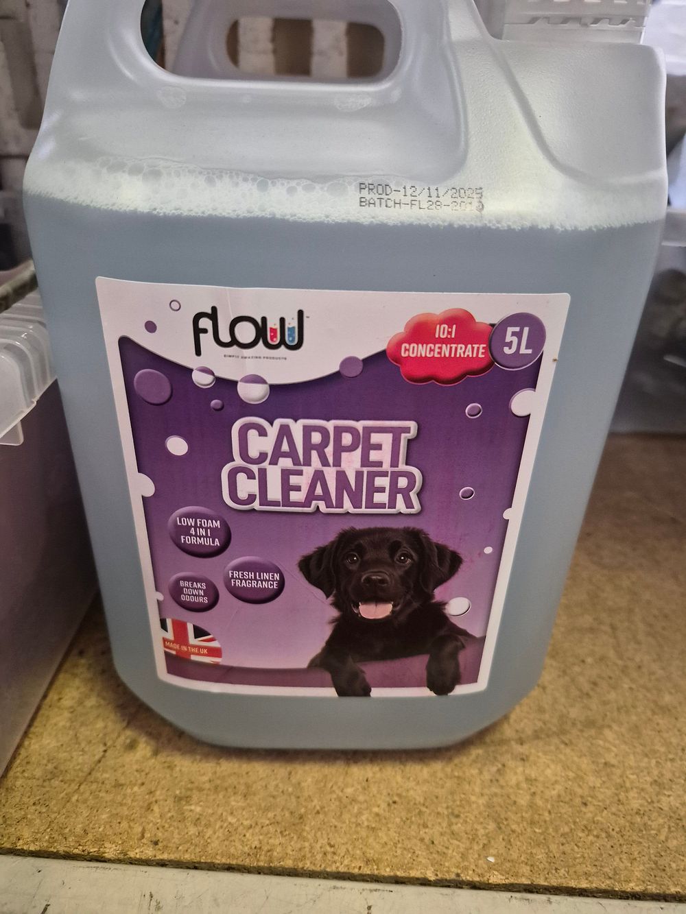Lot 65 – Flow Carpet Cleaner 5L 10:1 Concentrate