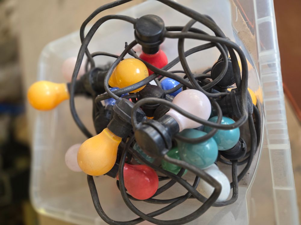 Lot 94 – An Assortment of Crompton Multi-Coloured Festoon String Lights w/o